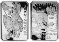 10 zł POLSKA 2009 Historia Jazdy Polskiej - HUSARZ XVII wiek Ag 925