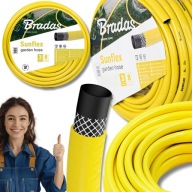 WĄŻ OGRODOWY 1/2 50M ZBROJONY GUMOWY 3 WARSTWOWY ODPORNY DO PODLEWANIA