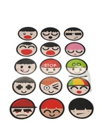 NAKLEJKI NA KASK MOTOR MOTOCYKL ROWER DLA DZIECKA BUŹKI ZESTAW