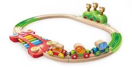 Hape Music & Monkeys Railway– kolejka drewniana muzyczna dla dzieci zabawka