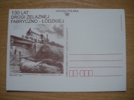 DOP Łódź 1996 r. 130 lat drogi żelaznej Fabryczno-Łódzkiej Most w Bedoniu