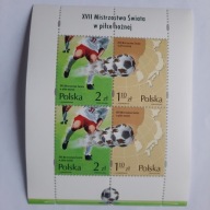 3828 - 29 ** Bl.179 typ I Mistrzostwa Świata w piłce nożnej / 2002