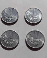 POLSKA MONETA 1 GROSZ 1949 ROK Z WORECZKA