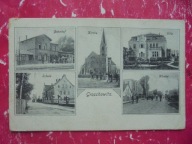 OPOLE OPPELN GROSZOWICE GROSCHOWITZ DWORZEC KOLEJOWY SZKOŁA WILLA KLASZTOR
