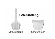 Łopatka + uchwyt - Pojemnik Litter Locker Design