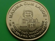 MEDAL- IV LICEUM OGÓLNO. im.B.KRZYWOUSTEGO- PŁOCK- MAXIMA CUM LAUDE - ZŁOTY