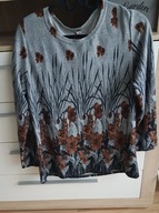 bluzka z motywem roślinnym 40