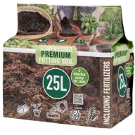 Ziemia kokosowa premium 25l skompresowana super podłoże do uprawy