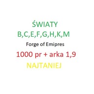 Forge of Empires Foe 1000PR+1.90%zw B,C,E,F,G,H,K,M