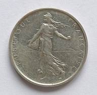 Francja 5 Franków 1963r. Typ Siewczyni Ag 15