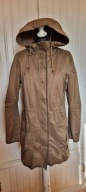 Kurtka H&M LOGG zielona długa parka bdb+ r.36