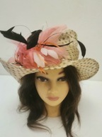 FASCYNATOR KAPELUSZ DEBUT ANGIELSKI STROIK ASCOT