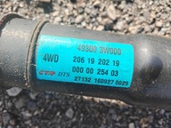 Wał napędowy 2.0 crdi hyundai ix35,sportage III,10-15