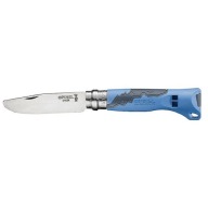 Nóż składany turystyczny kieszonkowy Opinel No.07 Outdoor Junior - Blue
