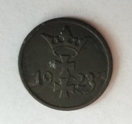 moneta Wolne Miasto Gdańsk 1 pfennig 1923