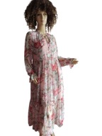 TARANKO SUKIENKA zwiewna szyfonowa w kwiaty 36