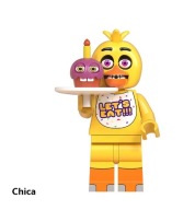 FNAF KLOCKI KONSTRUKCYJNE ZABAWKA FIGURKA KOLEKCJONERSKA CHICA