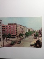 WARSZAWA.... 1965- ULICA PUŁAWSKA - MOTORYZACJA PRL