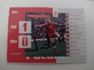 Karta topps autograf Polska Grzegorz Lato PZPN 2024 Legenda