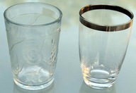 SZKLANKI PRL 2 sztuki