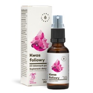 Kwas foliowy Witamina B9 aerozol 30 ml Aura Herbals