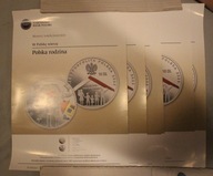 PLAKATY NBP do 10 ZŁOTYCH 2023 W Polskę wierzę - Polska rodzina PLAKAT A3