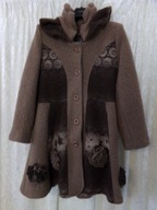 WŁOSKI PŁASZCZ R.L/XL WEŁNA