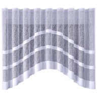 FIRANA ŻAKARDOWA GOTOWA BIAŁA PIĘKNA WIKTORIA DO SALONU 500X160 CM