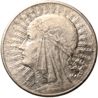 10 złotych 1932 bzm. Głowa kobiety II RP - Srebro