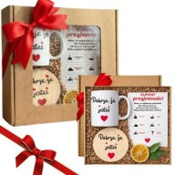 PREZENT NA WALENTYNKI ZESTAW KUBEK KUPON PRZYJEMNOŚCI DLA NIEJ NA NIEGO