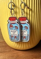 Oryginalne kolczyki grzybki muchomorki Made of Magic jedyny egzemplarz