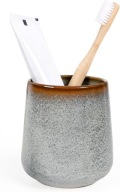 KUBEK NA SZCZOTECZKI DO ZĘBÓW CERAMICZNY 350 ML ORGANIZER ŁAZIENKOWY