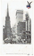 USA - Kościół Trójcy - Broadway - Nowy Jork 1900 r