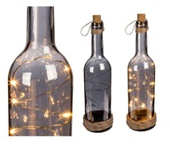 Lampka LED butelka ze szkła dymnego dekoracyjna