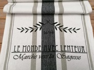 SKANDYNAWSKI DESIGN NATURALNY BAWEŁNIANY OBRUS SERWETA BIEŻNIK 43x124 nr17