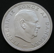 Dania 5 koron 1964 - król Frederik IX - Anna Maria - srebro