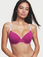 Śliczna markowa bielizna Victoria Secret UK 34DD EUR 75E landrynkowy róż