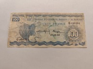 Rwanda-Burundi - 100 franków - 1960 - bardzo rzadki