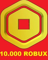 ROBLOX ROBUX 10.000 SZTUK 10000RS 10K ROBUXÓW ROBUXY GAMEPASS