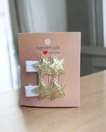 Mini spineczki o włosów gwiazdki handmade 2 szt.