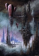 Akwarela "Miasto Zet" RN