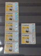 nalepki / znaczki opłaty InPost (1 zł) - 7 szt.