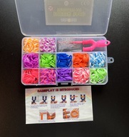 Zestaw gumek do robienia bransoletek Gumki do robienia bransoletek