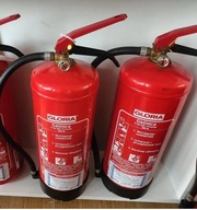 Gaśnica proszkowa Gloria 6kg z legalizacją i podstawą GP-6X ABC+E