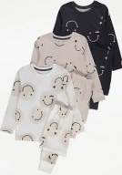 3-PACK PIŻAMA SMILEY FACE George 7-8L KURIER