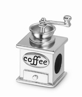 charms zawieszka dla kawoszy kawa młynek retro