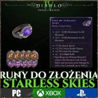 Diablo 4 IV Runy Do Złozenia|Starless Skies | Mythic Mistyczny SPARK