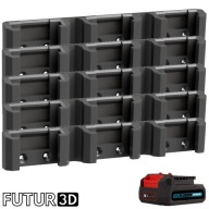 Uchwyt potrójny na akumulator Erbauer 12V EXT DualVolt z blokadą