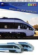 PESA DART ED161-003 PKP INTERCITY MODEL KARTONOWY SKALA 1:87 ModelUNIT
