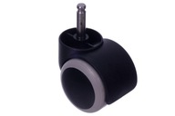 Kółko do fotela 50mm guma trzpień 8mm kauczuk